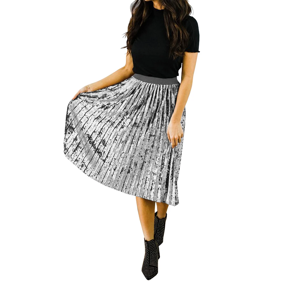 High Waist Midi Dress for Women Fall and Winter 2020 O-neck Short Sleeve Dresses Elegant Party Pleated Dress Ladies Vestido
High Waist Midi Dress for Women Fall and Winter 2020 O-neck Short Sleeve Dresses Elegant Party Pleated Dress Ladies Vestido