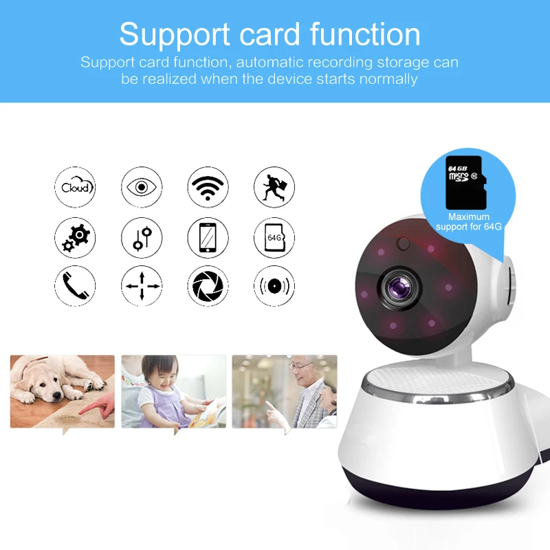 Беспроводная IP-камера 1080P для дома и улицы, умная Wi-Fi аудио камера видеонаблюдения, камера ночного видеонаблюдения, камера UK/US/EU
Беспроводная IP-камера 1080P для дома и улицы, умная Wi-Fi аудио камера видеонаблюдения, камера ночного видеонаблюдения, камера UK/US/EU