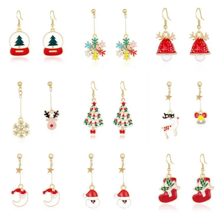 Christmas creative new long oil drop earrings earrings Santa Claus Christmas tree Christmas deer Christmas boots
Christmas creative new long oil drop earrings earrings Santa Claus Christmas tree Christmas deer Christmas boots