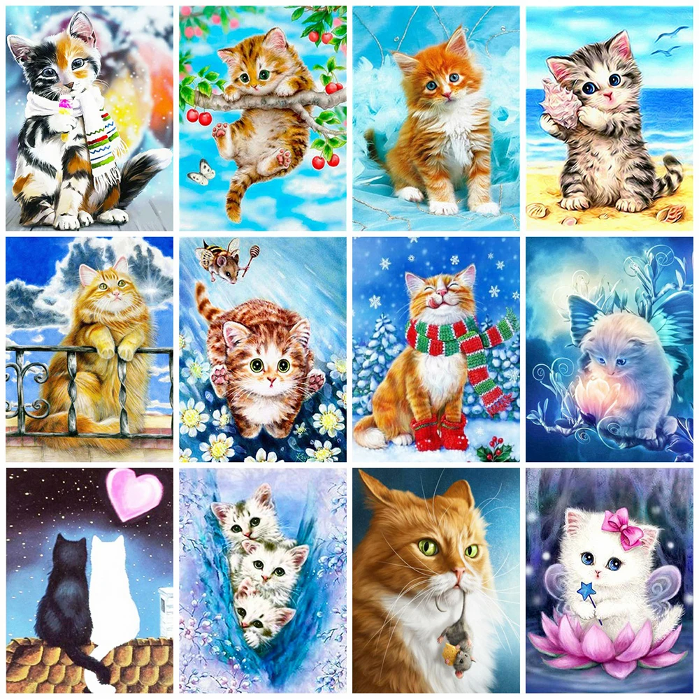 MomoArt Diamond Mosaic Full Square Drill Cat Cross Stitch Kits Diamond Painting Animal Needlework Handmade Gift Bead Embroidery
MomoArt Diamond Mosaic Full Square Drill Cat Cross Stitch Kits Diamond Painting Animal Needlework Handmade Gift Bead Embroidery