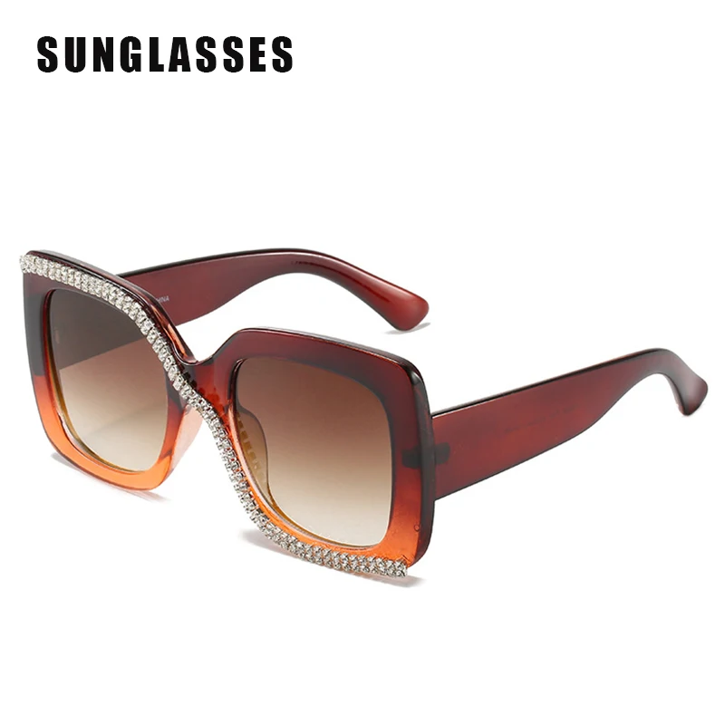 Handmade Diamond Personality Glasses Casual Fashion All-Match Box Sunglasses Gafas De Sol Cuadradas Para Mujer
Handmade Diamond Personality Glasses Casual Fashion All-Match Box Sunglasses Gafas De Sol Cuadradas Para Mujer