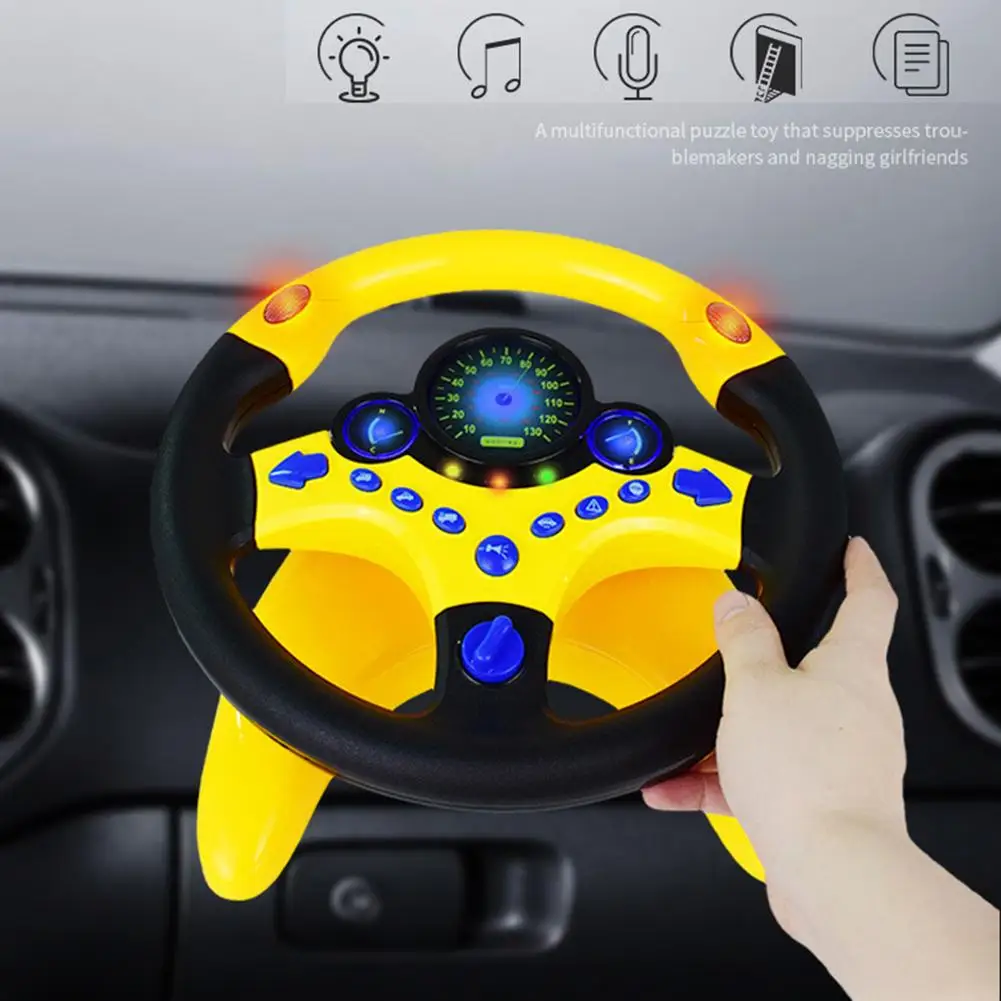 Children Kids Steering Wheel Toy with Light Sound Simulation Driving Education Toy Gift For Steering Wheel Kids Toys
Children Kids Steering Wheel Toy with Light Sound Simulation Driving Education Toy Gift For Steering Wheel Kids Toys