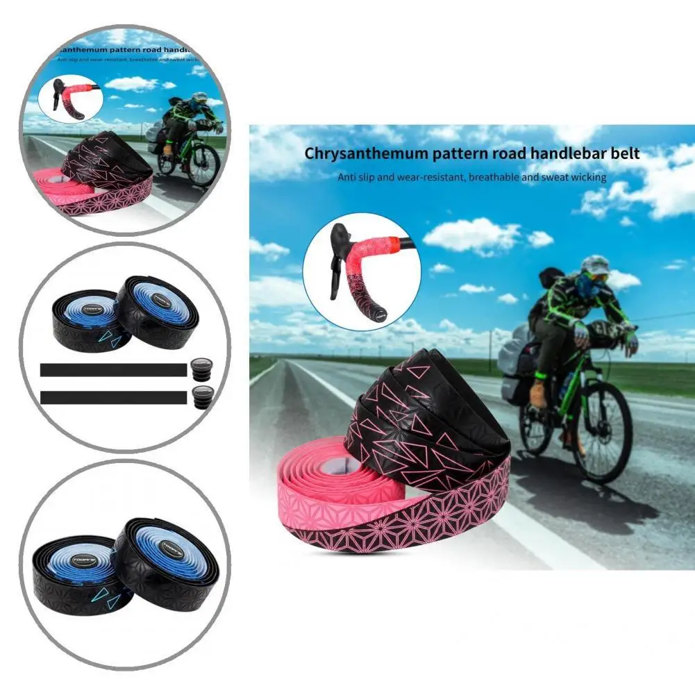 1 Pair Excellent Chrysanthemum Pattern Road Bike Handle Bar Wrap Double Color Handlebar Grip Tape Decorative for Outdoor
1 Pair Excellent Chrysanthemum Pattern Road Bike Handle Bar Wrap Double Color Handlebar Grip Tape Decorative for Outdoor