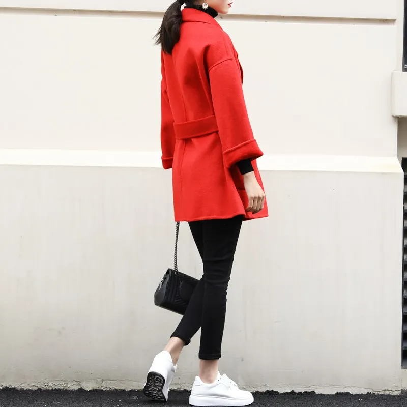 New double-sided cashmere overcoat in spring of 2019
New double-sided cashmere overcoat in spring of 2019