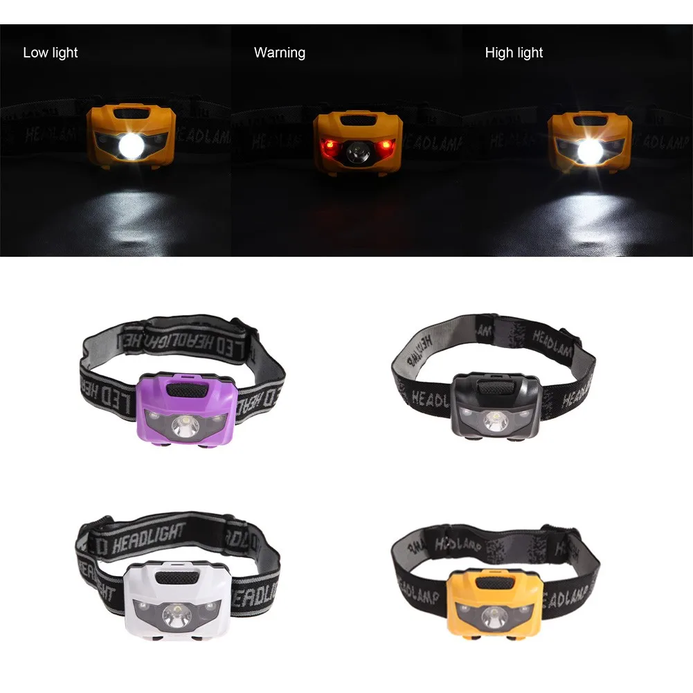 56x40x34mm Outdoor Waterproof Headlight Super Bright Head Torch LED Headlamp Flashlight Plastic Waterproof Headtorch
56x40x34mm Outdoor Waterproof Headlight Super Bright Head Torch LED Headlamp Flashlight Plastic Waterproof Headtorch