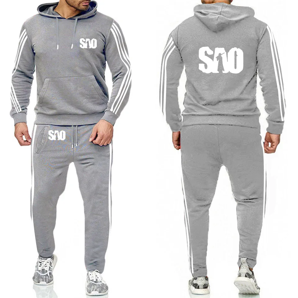 SAO Sword Art Online Printed Hoodies Men Casual pullover Cotton Harajuku Streetwear Men Hoodies+Mens Pants Suit 2Pcs 
SAO Sword Art Online Printed Hoodies Men Casual pullover Cotton Harajuku Streetwear Men Hoodies+Mens Pants Suit 2Pcs