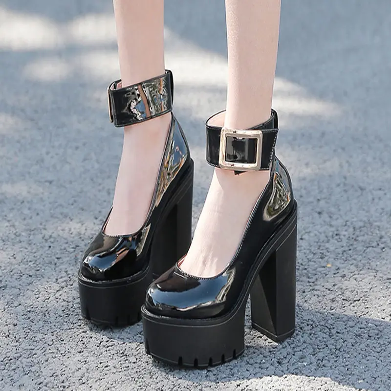 2021 New Spring Autumn Casual High-heeled Shoes Sexy Thick Heels Platform Pumps High Heels Women Platform Shoes Black Shoes
2021 New Spring Autumn Casual High-heeled Shoes Sexy Thick Heels Platform Pumps High Heels Women Platform Shoes Black Shoes