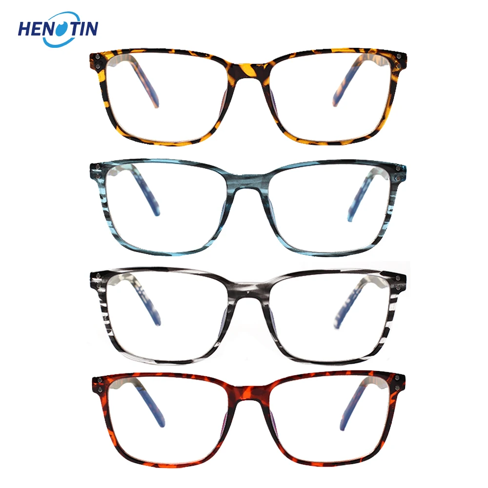 Henotin 4 Pack Reading Glasses Men Women Blue Light Blocking Anti UV Computer Goggle Anti UV Reader Decorative Eyeglasses 0~400
Henotin 4 Pack Reading Glasses Men Women Blue Light Blocking Anti UV Computer Goggle Anti UV Reader Decorative Eyeglasses 0~400