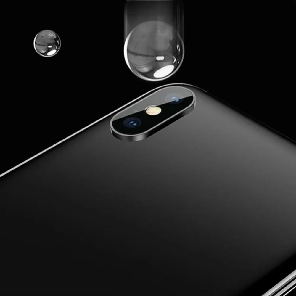 Кольцо объектива для iPhone X XS XR Max металлическая защита камеры R 13 пленка экрана S