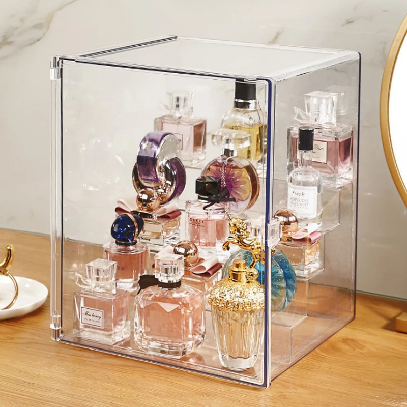 Perfume Storage Box Noble Glass Cosmetics Rack MakeUp Display Stand Desktop Organizer Dressing Table Lipstick Holder Royal Style
Perfume Storage Box Noble Glass Cosmetics Rack MakeUp Display Stand Desktop Organizer Dressing Table Lipstick Holder Royal Style