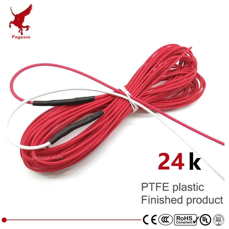 PTFE 24K heating cable has been connected carbon fiber soft and hard non radiation deicing and heating
PTFE 24K heating cable has been connected carbon fiber soft and hard non radiation deicing and heating