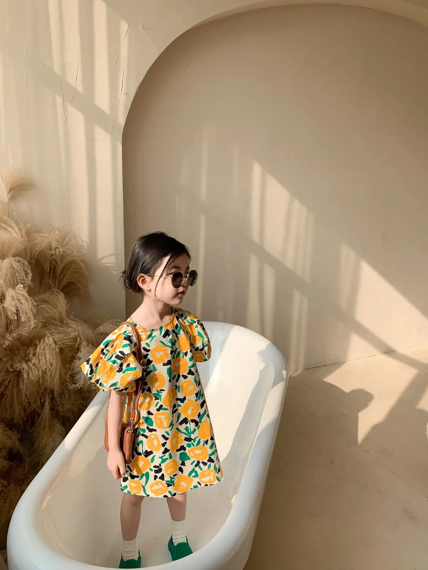 Little Girls' Puff Sleeve Dress Fashion Girl's Floral Dresses for Party Vacation Children Outfits Toddler Kids Clothes 2021 New
Little Girls' Puff Sleeve Dress Fashion Girl's Floral Dresses for Party Vacation Children Outfits Toddler Kids Clothes 2021 New
