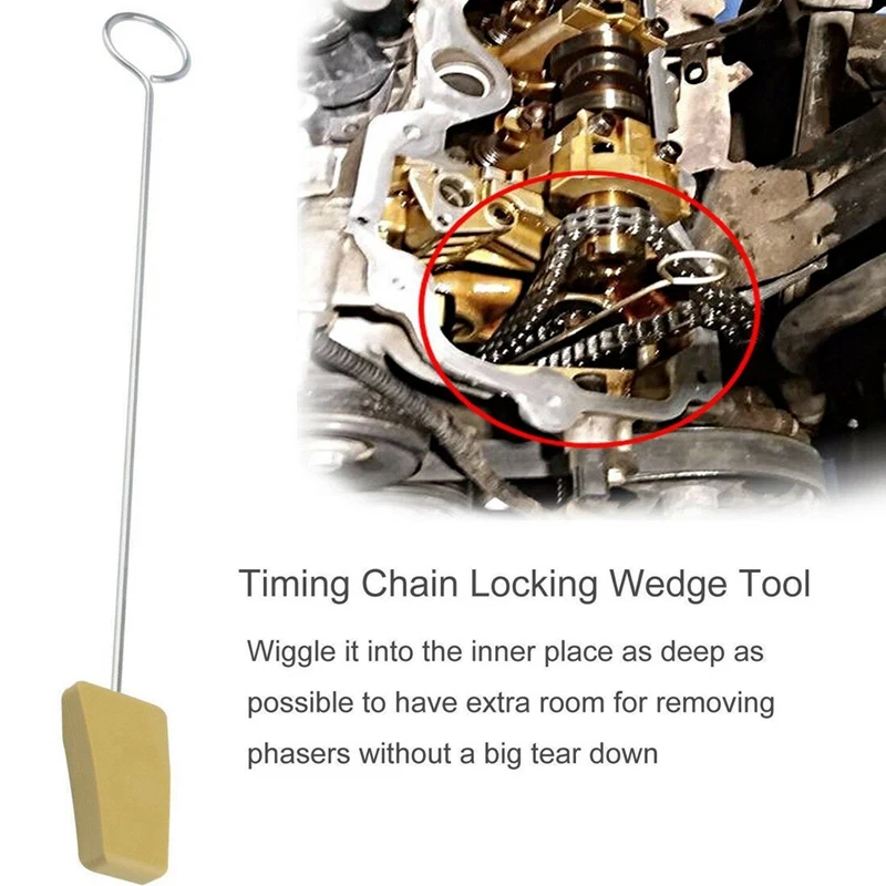 Timing Chain Locking Wedge Valve Spring Compressor Tool for Ford 4.6 5.4 3V
Timing Chain Locking Wedge Valve Spring Compressor Tool for Ford 4.6 5.4 3V