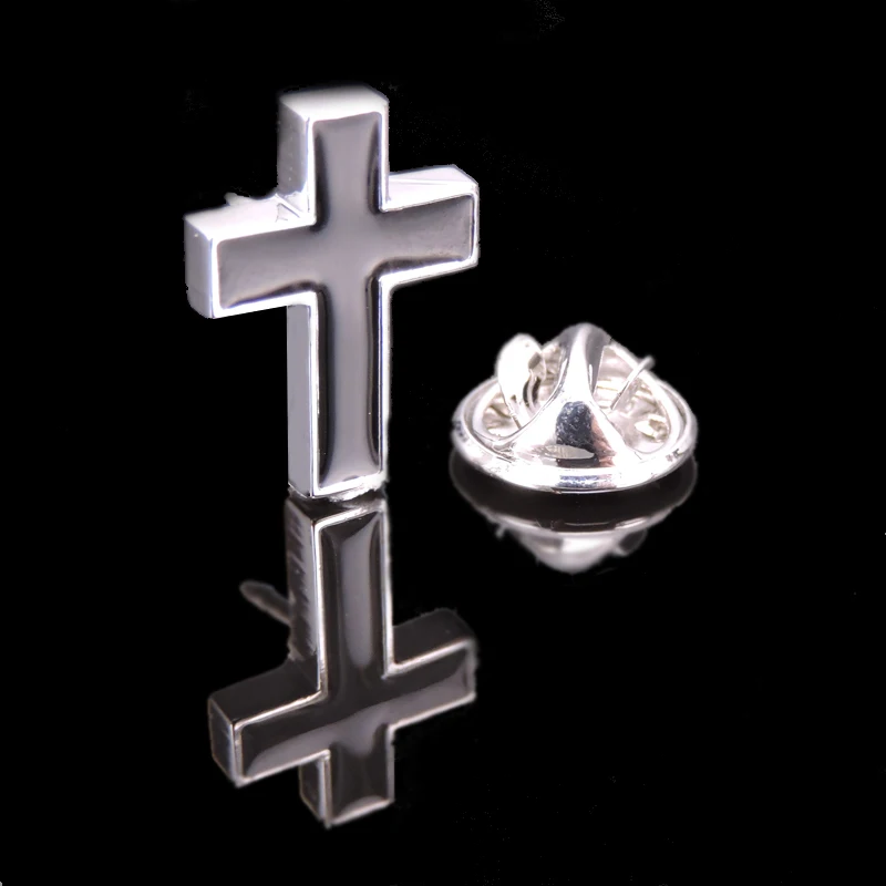 High quality enamel craft black cross Brooch men's and women's Lapel Pin fashion backpack badge gift jewelry
High quality enamel craft black cross Brooch men's and women's Lapel Pin fashion backpack badge gift jewelry