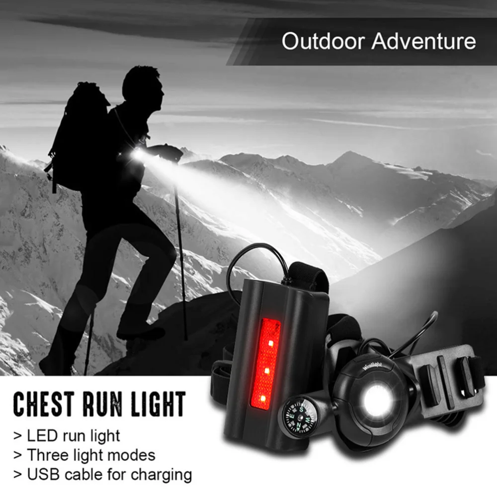 Outdoor Sports Running Light With Compass Waterproof Night Running Light
Outdoor Sports Running Light With Compass Waterproof Night Running Light