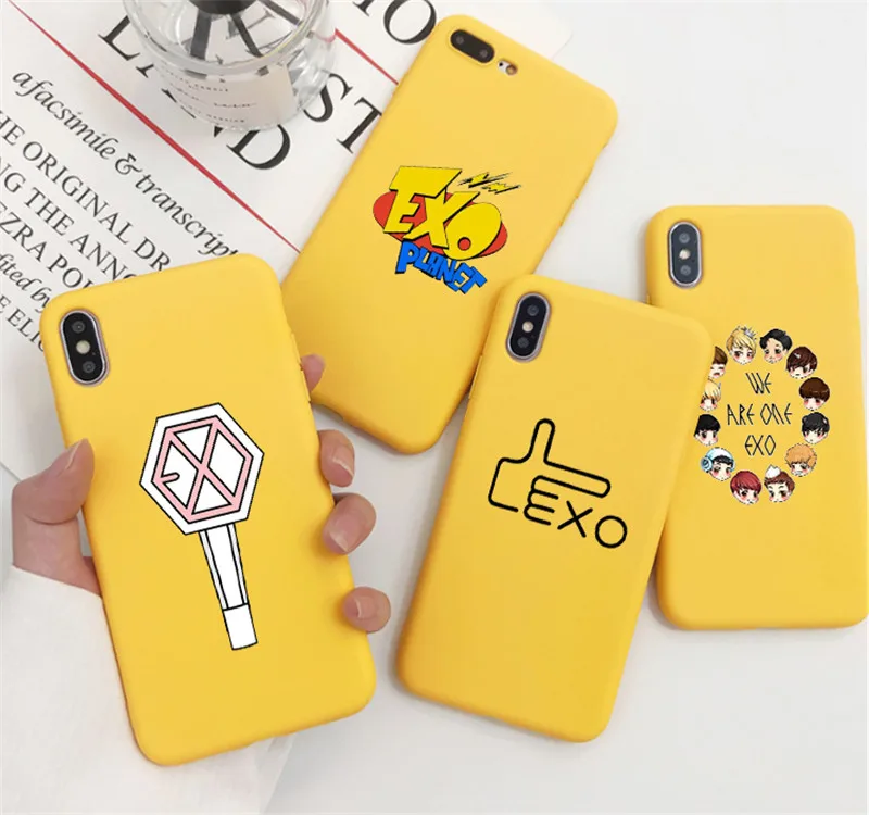 Модный чехол exo planet для iPhone 11 pro XR 7 Plus XS 10 силиконовый телефона 6S 8 6 Max чехол|Бамперы|