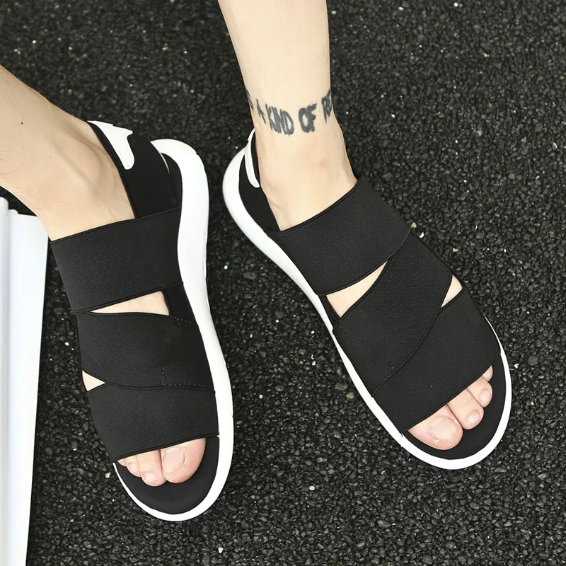 New Men Sandals Summer Fashion Casual Elastic Cloth Slippers Lightweight Beach Roman Flat Sandalias Sneaker Water Shoes Big Size
New Men Sandals Summer Fashion Casual Elastic Cloth Slippers Lightweight Beach Roman Flat Sandalias Sneaker Water Shoes Big Size