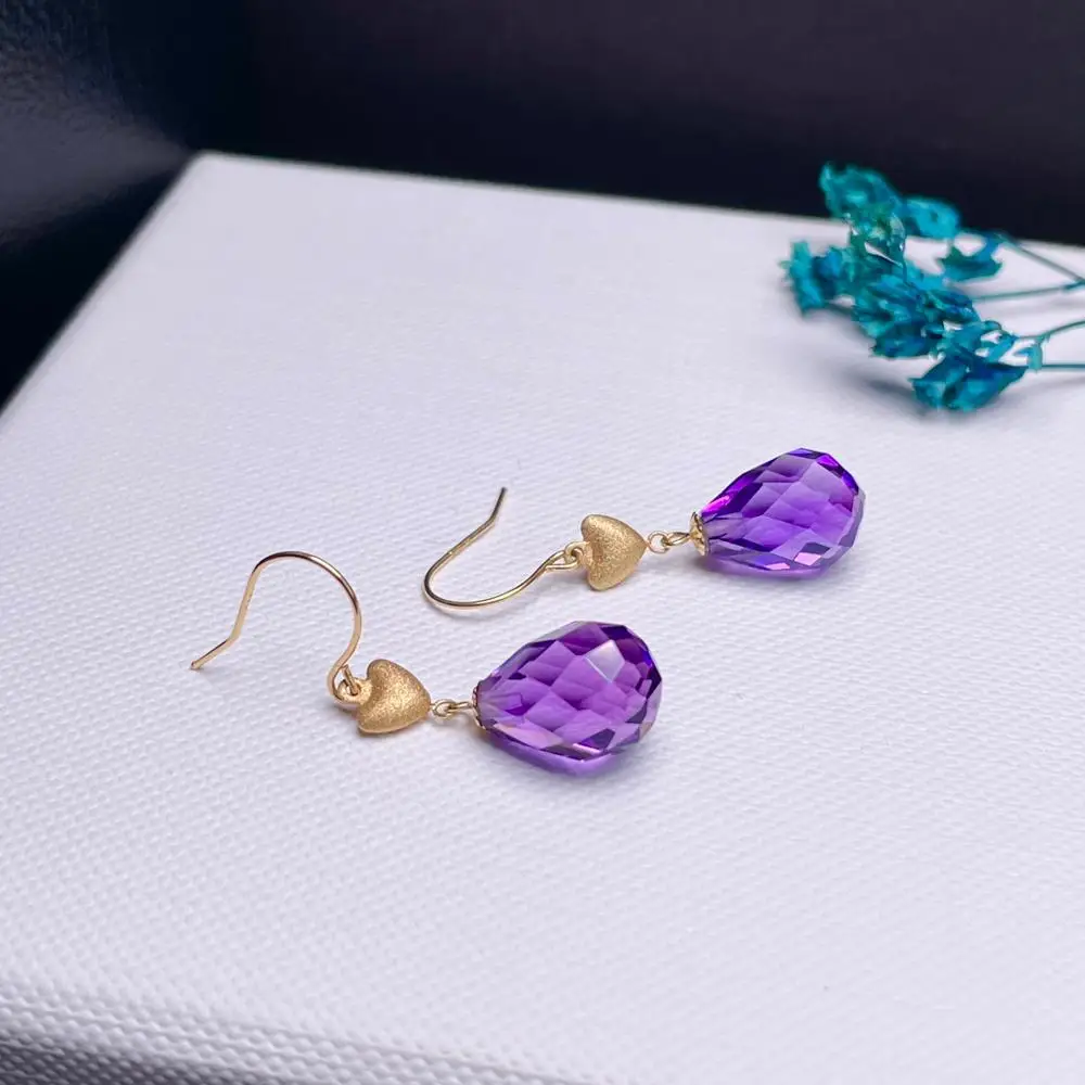 shilovem 18K yellow Gold Piezoelectric Amethyst stud earrings fine Jewelry trendy party gift new plant women myme0811678z
shilovem 18K yellow Gold Piezoelectric Amethyst stud earrings fine Jewelry trendy party gift new plant women myme0811678z