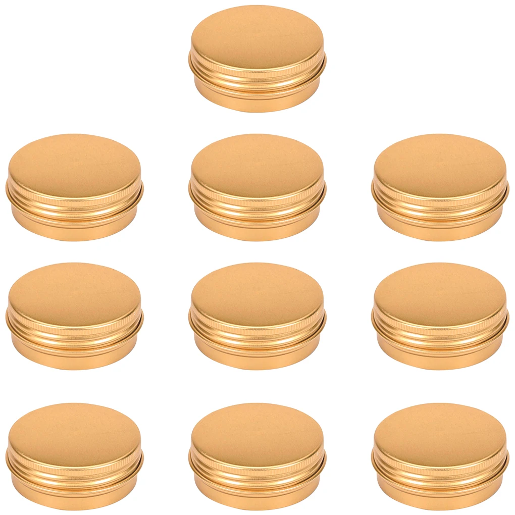 10Pcs Storage Jar Aluminum Wax Tea Cans Makeup Box Outdoor Travel Cosmetic Pill Case 50/60/100/150 ML Portable Storage Box
10Pcs Storage Jar Aluminum Wax Tea Cans Makeup Box Outdoor Travel Cosmetic Pill Case 50/60/100/150 ML Portable Storage Box