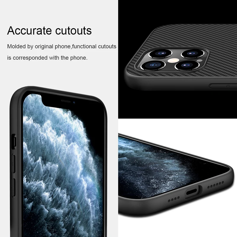 For Apple iPhone 12 Pro Phone Case Synthetic Fiber Protection Bumper Back Cover for iPhone12 mini 12 Pro Max 6.7 Nillkin Case
For Apple iPhone 12 Pro Phone Case Synthetic Fiber Protection Bumper Back Cover for iPhone12 mini 12 Pro Max 6.7 Nillkin Case