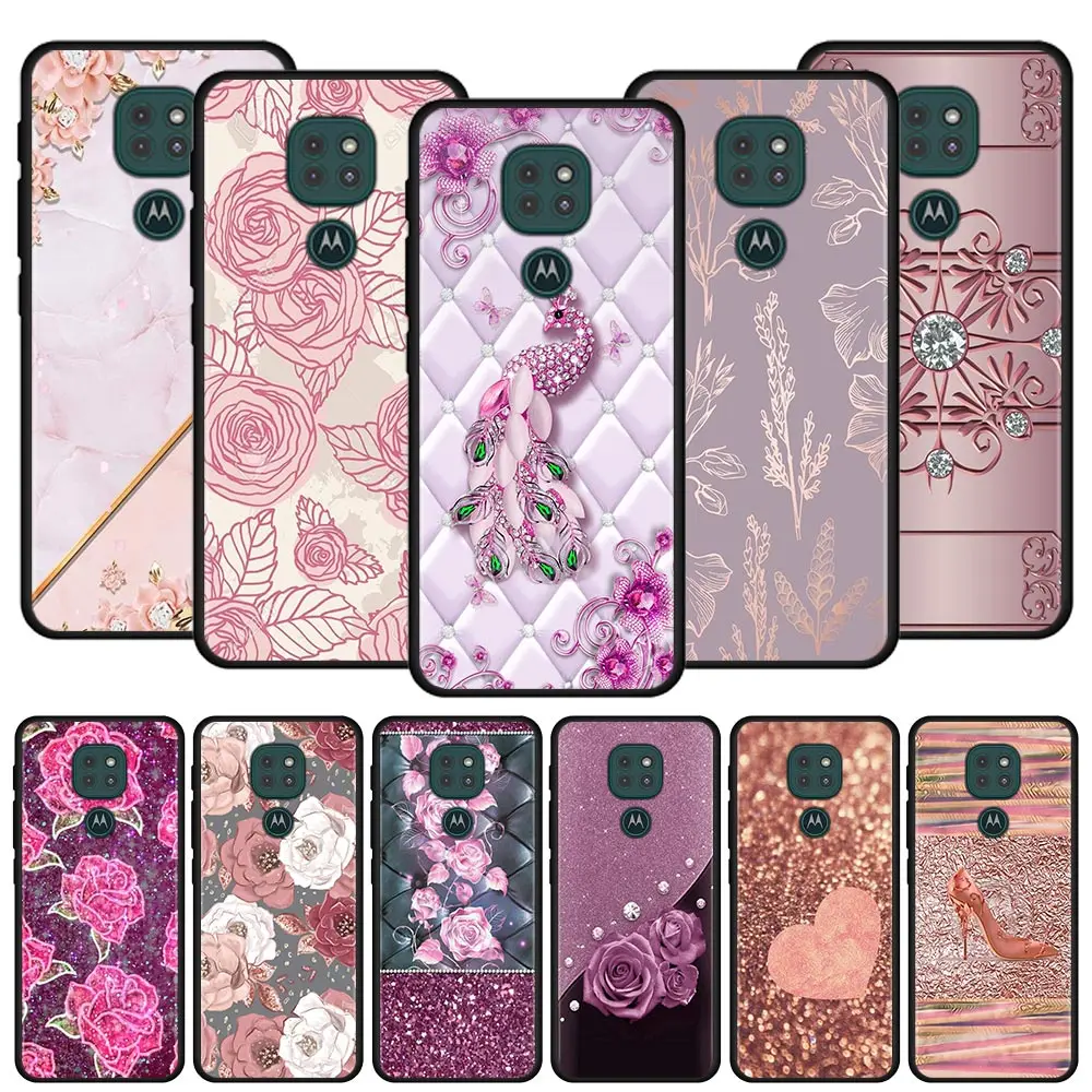For MOTO G60 G50 G40 G30 G20 G10 G9 G8 G Edge Play Plus Power Lite One Fusion E6s 20 Pro Shell Rose Pink Purple Bling Pattern
For MOTO G60 G50 G40 G30 G20 G10 G9 G8 G Edge Play Plus Power Lite One Fusion E6s 20 Pro Shell Rose Pink Purple Bling Pattern