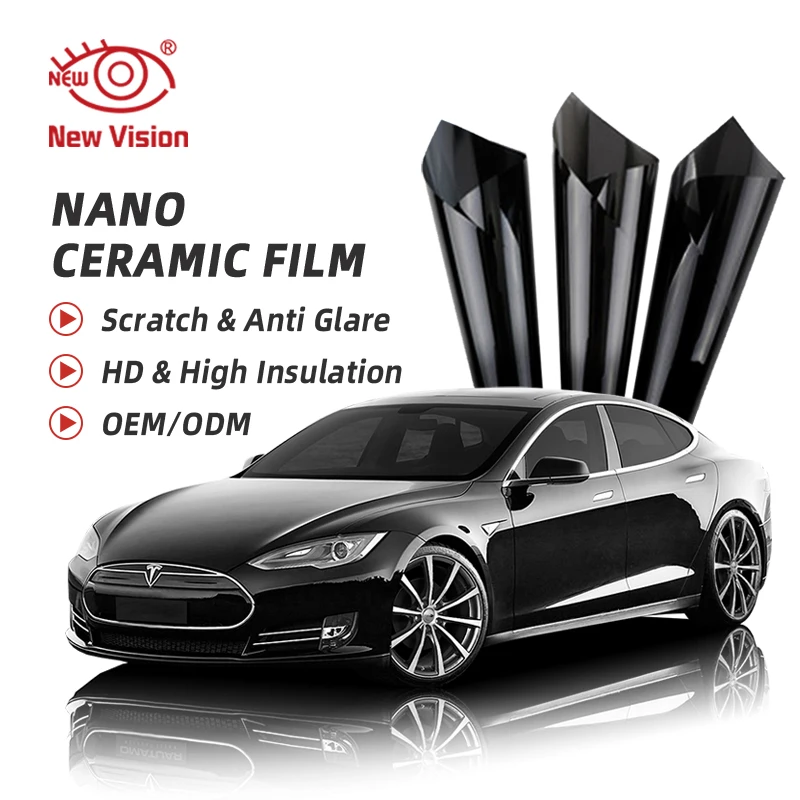 

50cmX300cm VLT15% IR80% 2 Mil Anti Scratch High Heat Rejection IR Nano Ceramic Glass Tint Car Window Film