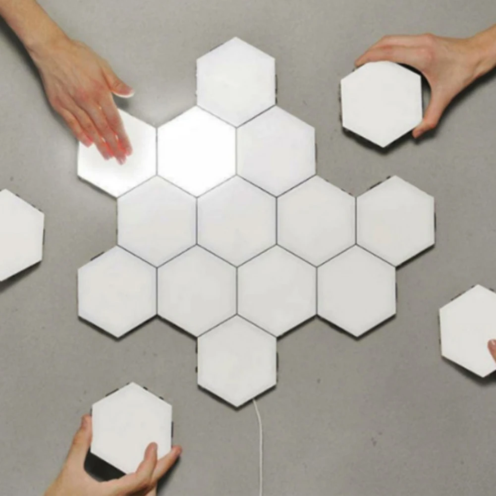 5PCS/Set LED Quantum Hexagonal Wall Lamp Creative White LED Night Light Touch Sensitive Hexagonal Lamps Modular Wall Lampara
5PCS/Set LED Quantum Hexagonal Wall Lamp Creative White LED Night Light Touch Sensitive Hexagonal Lamps Modular Wall Lampara