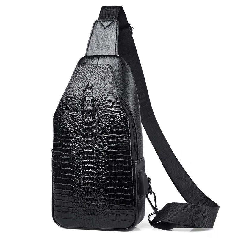 Vegan Leather Crocodile Chest Bags fro Men Crossbody Bag Multifunction Women Sling Pack sports Chest Pack Short Trip Shoulder
Vegan Leather Crocodile Chest Bags fro Men Crossbody Bag Multifunction Women Sling Pack sports Chest Pack Short Trip Shoulder