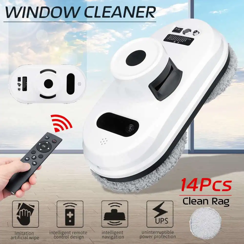 X5 Robot Vacuum Cleaner For Home 80W 5600kpa Window Cleaning Robot Cleaner Electric Glass Limpiacristales With Multi-Cloths
X5 Robot Vacuum Cleaner For Home 80W 5600kpa Window Cleaning Robot Cleaner Electric Glass Limpiacristales With Multi-Cloths