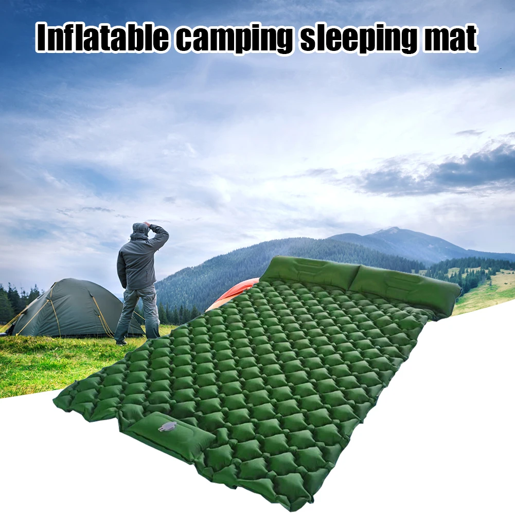 Outdoor Double Camping Mat Portable Folding PU Sleeping Bed Mattress Inflatable Picnic Pad Moisture-proof Blanket Camping Equipm
Outdoor Double Camping Mat Portable Folding PU Sleeping Bed Mattress Inflatable Picnic Pad Moisture-proof Blanket Camping Equipm