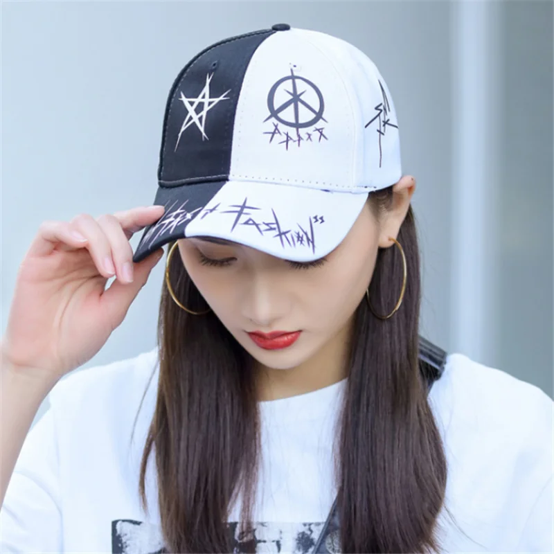Custom Graffiti Snapback Baseball Cap For Men Black White Patchwork Women Hip Hop Caps Fashion Kpop Cotton Dad Hat Bonnet Homme
Custom Graffiti Snapback Baseball Cap For Men Black White Patchwork Women Hip Hop Caps Fashion Kpop Cotton Dad Hat Bonnet Homme