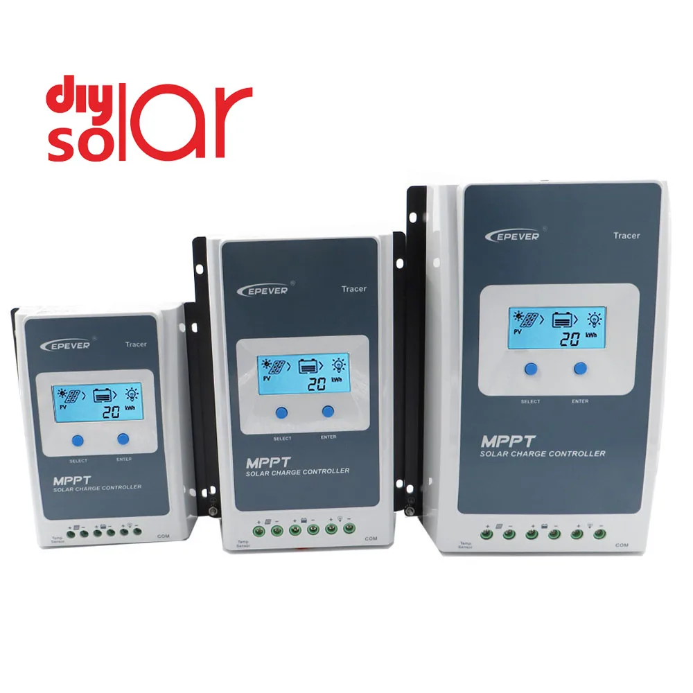 EPever Solar MPPT Charger Controller LCD 10A 20A 30A 40A Solar Regulator 12V 24V for Lead Acid Gel Seal Flood Lithium Batteries
EPever Solar MPPT Charger Controller LCD 10A 20A 30A 40A Solar Regulator 12V 24V for Lead Acid Gel Seal Flood Lithium Batteries