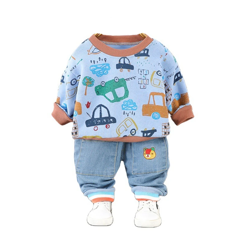 Spring Autumn Children Fashion Clothes Girls Boys Cotton Jacket Pants 2Pcs sets Toddler Cartoon Costume Infant Kids Tracksuits
Spring Autumn Children Fashion Clothes Girls Boys Cotton Jacket Pants 2Pcs sets Toddler Cartoon Costume Infant Kids Tracksuits