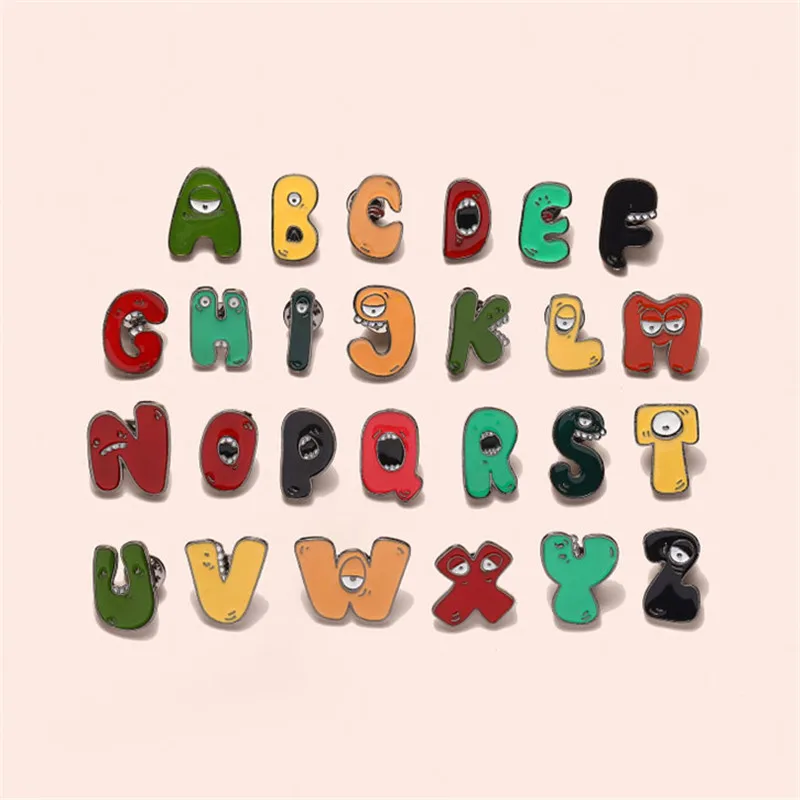 Safety Pins Brooch Cute Cartoon 26 Letters Accessories Cartoon Pin Decoration DIY 
Safety Pins Brooch Cute Cartoon 26 Letters Accessories Cartoon Pin Decoration DIY