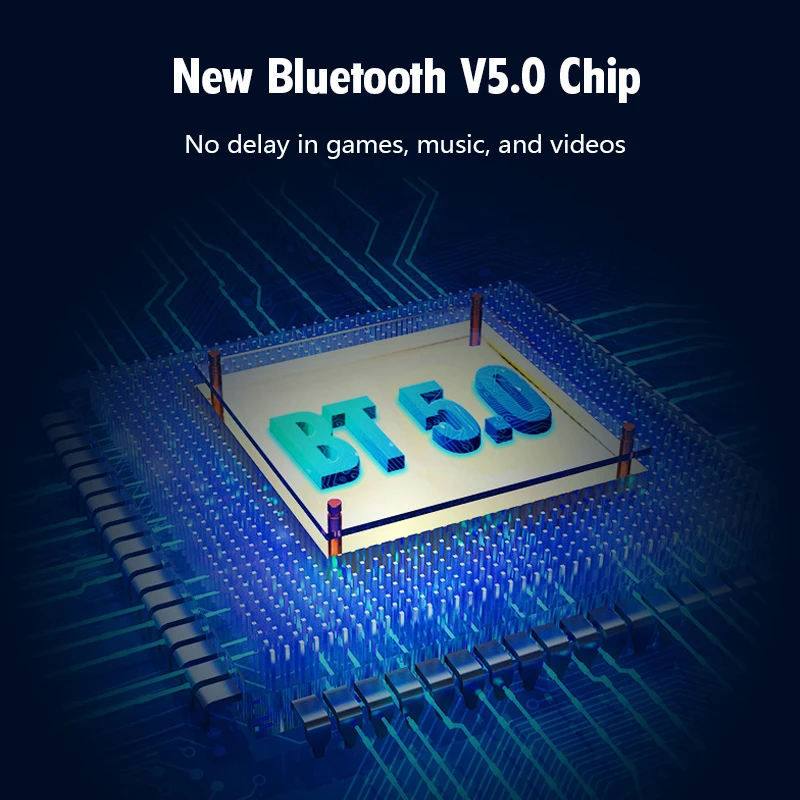 Беспроводные Bluetooth 5 0 наушники-вкладыши с сенсорным управлением музыкальная