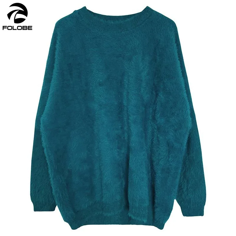 FOLOBE 2020 Autumn Winter Imitation Mink Cashmere Sweaters Women Loose Pullover Thick Warm Sweater Jumpers Casual Pull Femme
FOLOBE 2020 Autumn Winter Imitation Mink Cashmere Sweaters Women Loose Pullover Thick Warm Sweater Jumpers Casual Pull Femme