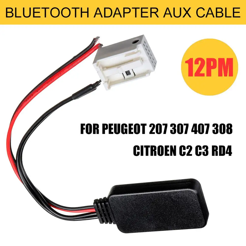 Car Radio RD4 Bluetooth Music AUX Phone Call Handsfree MIC Adapter For Peugeot for Citroen 12Pin
Car Radio RD4 Bluetooth Music AUX Phone Call Handsfree MIC Adapter For Peugeot for Citroen 12Pin