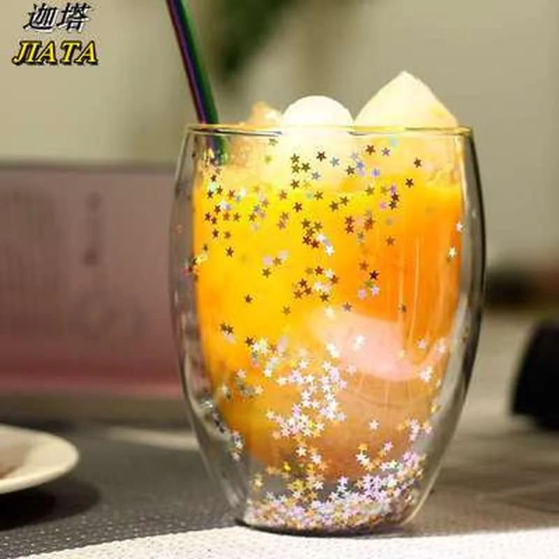 High Borosilicate Glass Double Cup Home Glass Starry Sky Cup Office Glass Coffee Milk Cup Glass Juice Cup Kawaii Cup Mugs
High Borosilicate Glass Double Cup Home Glass Starry Sky Cup Office Glass Coffee Milk Cup Glass Juice Cup Kawaii Cup Mugs