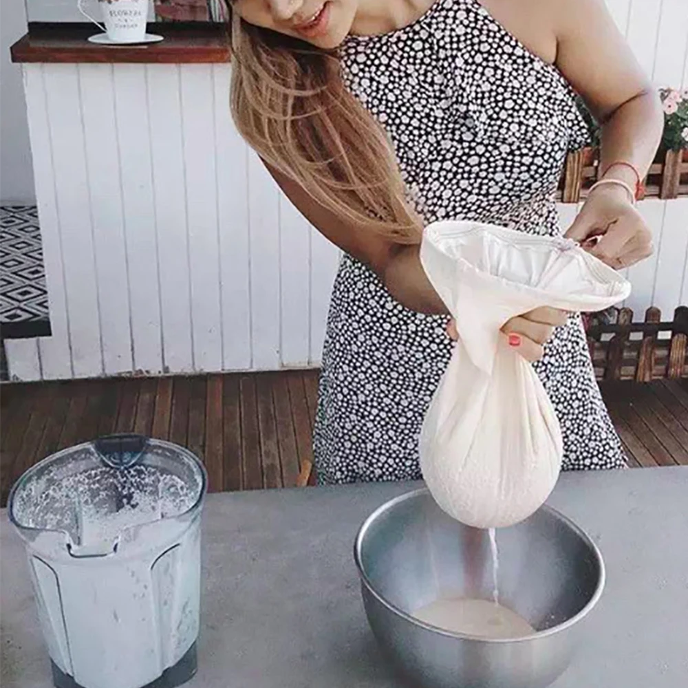 Food Nut Milk Tea Fruit Juice Coffee Wine Mesh Net Sieve Strainer Reused Nylon Herb Liquid Filter Bag Strain Kitchen Accessories
Food Nut Milk Tea Fruit Juice Coffee Wine Mesh Net Sieve Strainer Reused Nylon Herb Liquid Filter Bag Strain Kitchen Accessories