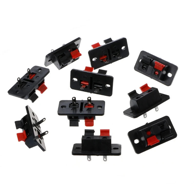 10 Pcs 2 Positions Terminal Connections Of Push Button Connector In Jack Spring Load Speaker Audio
10 Pcs 2 Positions Terminal Connections Of Push Button Connector In Jack Spring Load Speaker Audio