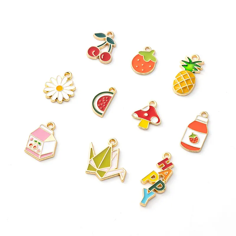 10PCS/Lot Pendant Flower Charm Beautiful Enamel Logo DIY Cartoon Label Jewelry Necklace Making
10PCS/Lot Pendant Flower Charm Beautiful Enamel Logo DIY Cartoon Label Jewelry Necklace Making
