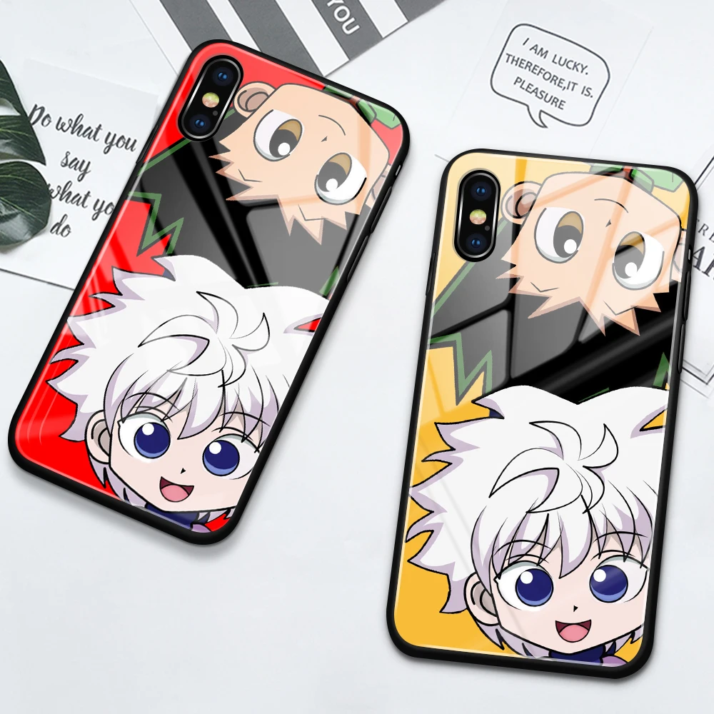 Anime Hunter X Hunter Hard Tempered Glass Case for iPhone 13 12 11 Pro Max 13 12 Mini X XR XS 8 7 6s Plus Back Cover
Anime Hunter X Hunter Hard Tempered Glass Case for iPhone 13 12 11 Pro Max 13 12 Mini X XR XS 8 7 6s Plus Back Cover