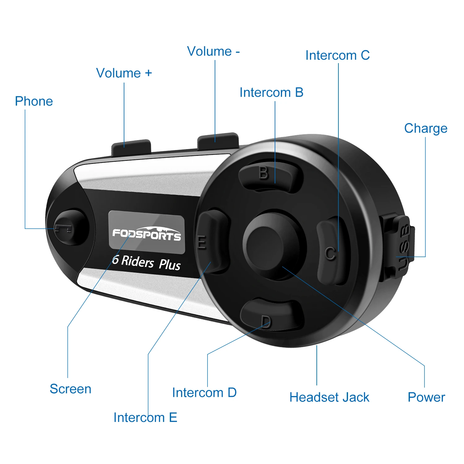 Fodsports V6 Plus Motorcycle Helmet Bluetooth Intercom Accessories USB Charging Cable Apply To Waterproof BT Intercomunicador
Fodsports V6 Plus Motorcycle Helmet Bluetooth Intercom Accessories USB Charging Cable Apply To Waterproof BT Intercomunicador