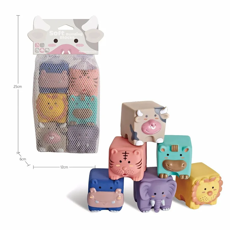 Baby Sensory Toys Building Silicone Blocks Grasp Toy 3D Silicone Building Blocks Soft Ball Kid Rubber Bath Cube Baby Toy
Baby Sensory Toys Building Silicone Blocks Grasp Toy 3D Silicone Building Blocks Soft Ball Kid Rubber Bath Cube Baby Toy
