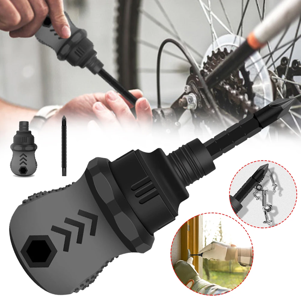 Ratchet telescopic screwdriver Suitable for maintenance of furniture, bicycles, and computers New Promotion
Ratchet telescopic screwdriver Suitable for maintenance of furniture, bicycles, and computers New Promotion