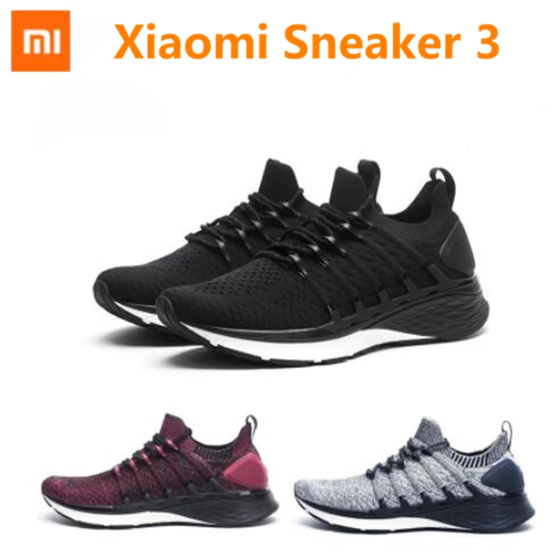Новые мужские кроссовки Xiaomi Mijia Sneaker 3 Uni-moulding 2 0 система блокировки рыбий кости