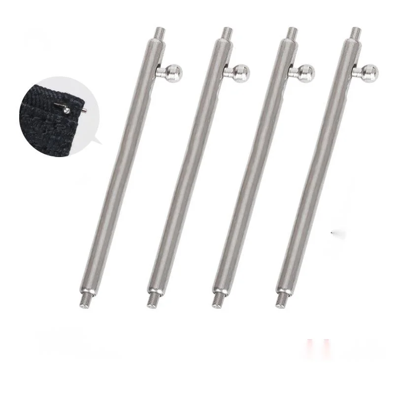 Spring Bar 3 Pieces Of Silver Metal Strap Tool-free 18-24 Mm Connecting Pin 1.5mm 1.8mm Thickness Stainless Steel | Наручные часы