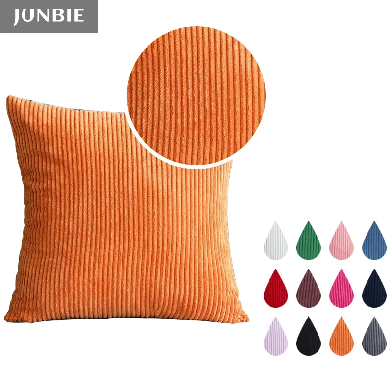 JUNBIE Corduroy Decorative Throw Pillow Covers Decorative Cushion Cases Solid Color Pillowcases for Sofa Cafe Party Bedroom Car
JUNBIE Corduroy Decorative Throw Pillow Covers Decorative Cushion Cases Solid Color Pillowcases for Sofa Cafe Party Bedroom Car