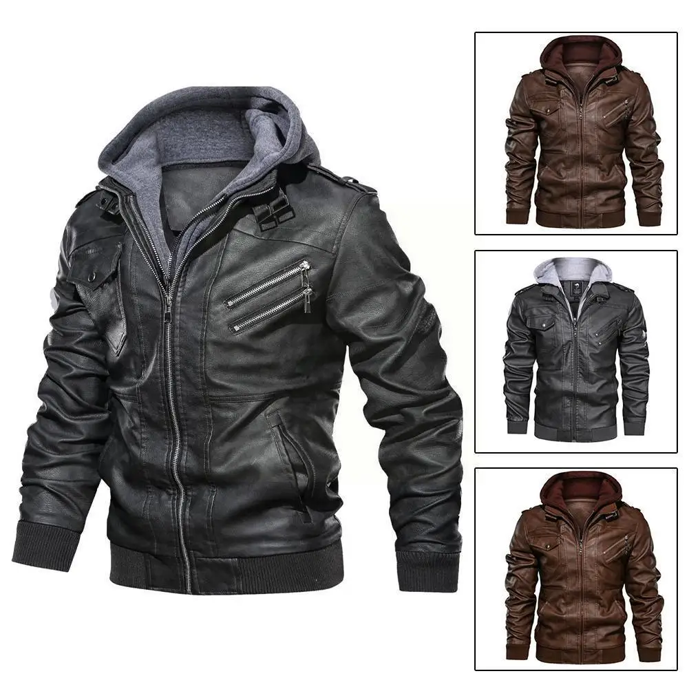 Leather Jackets Men's Jackets Slim-fit Zipper Pu Jackets Autumn Men's Black Business Leather Jackets Men's Jackets Jackets A9p2 
Leather Jackets Men's Jackets Slim-fit Zipper Pu Jackets Autumn Men's Black Business Leather Jackets Men's Jackets Jackets A9p2