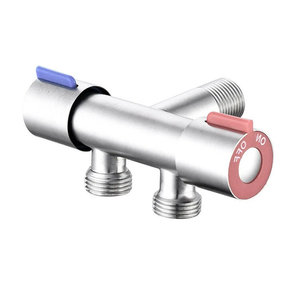 Angle Valve Stainless Steel Water Separator Double Control 2 Exit Angle Valve Kitchen Faucets Accessories
Angle Valve Stainless Steel Water Separator Double Control 2 Exit Angle Valve Kitchen Faucets Accessories